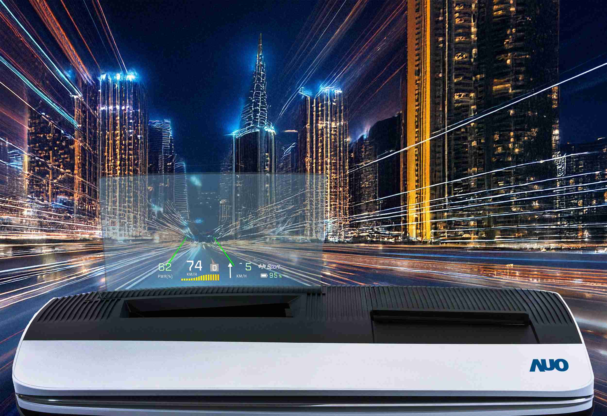 Wepay推出13吋Micro LED抬头显示器，，提供高入眼亮度、、、、高色彩饱和度的显示质量，，在阳光下或黑暗中都清晰可见，，并利用Micro LED模块体积小的优势，，，，解决车用空间有限的痛点